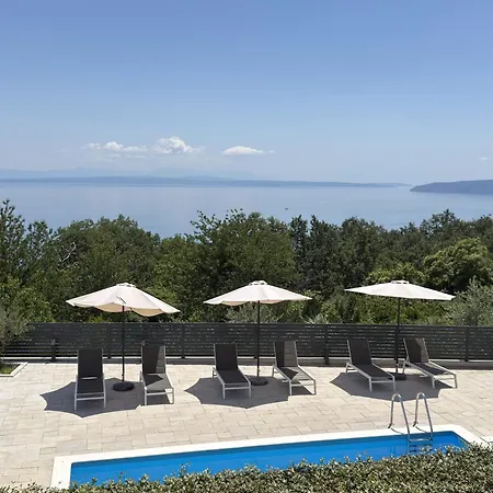 Nika With Swimming Pool And Beautiful Sea View Apartmán